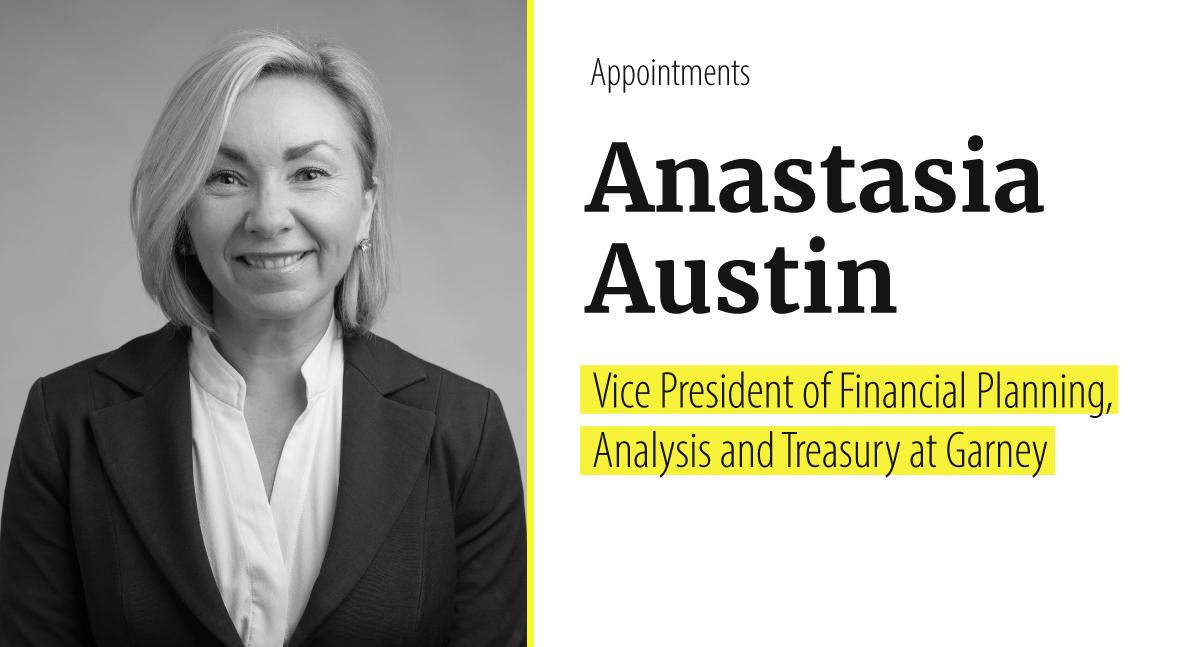 Garney names Anastasia Austin vice president of financial planning, analysis, and treasury