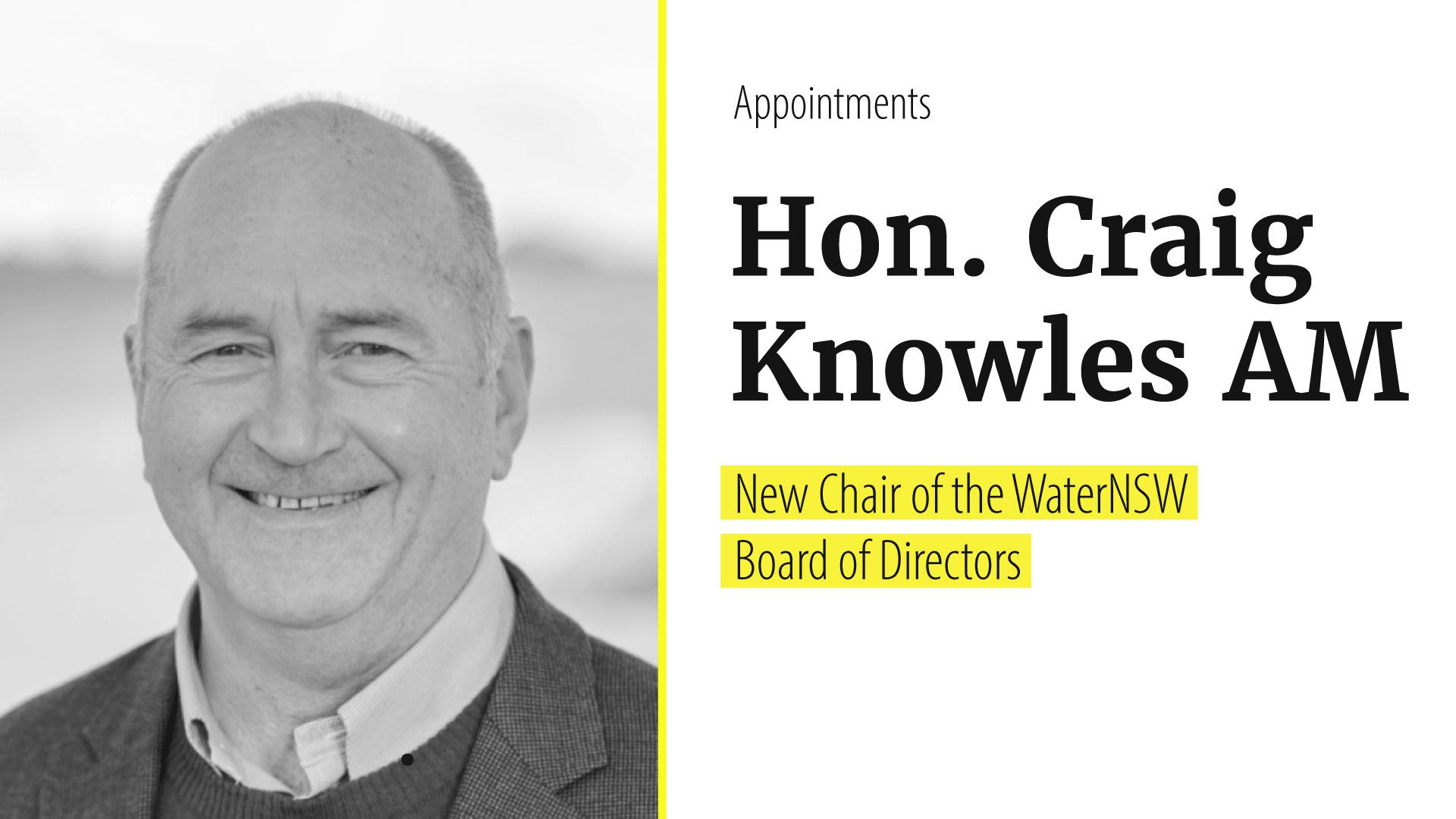 New South Wales appoints new chair to lead WaterNSW board