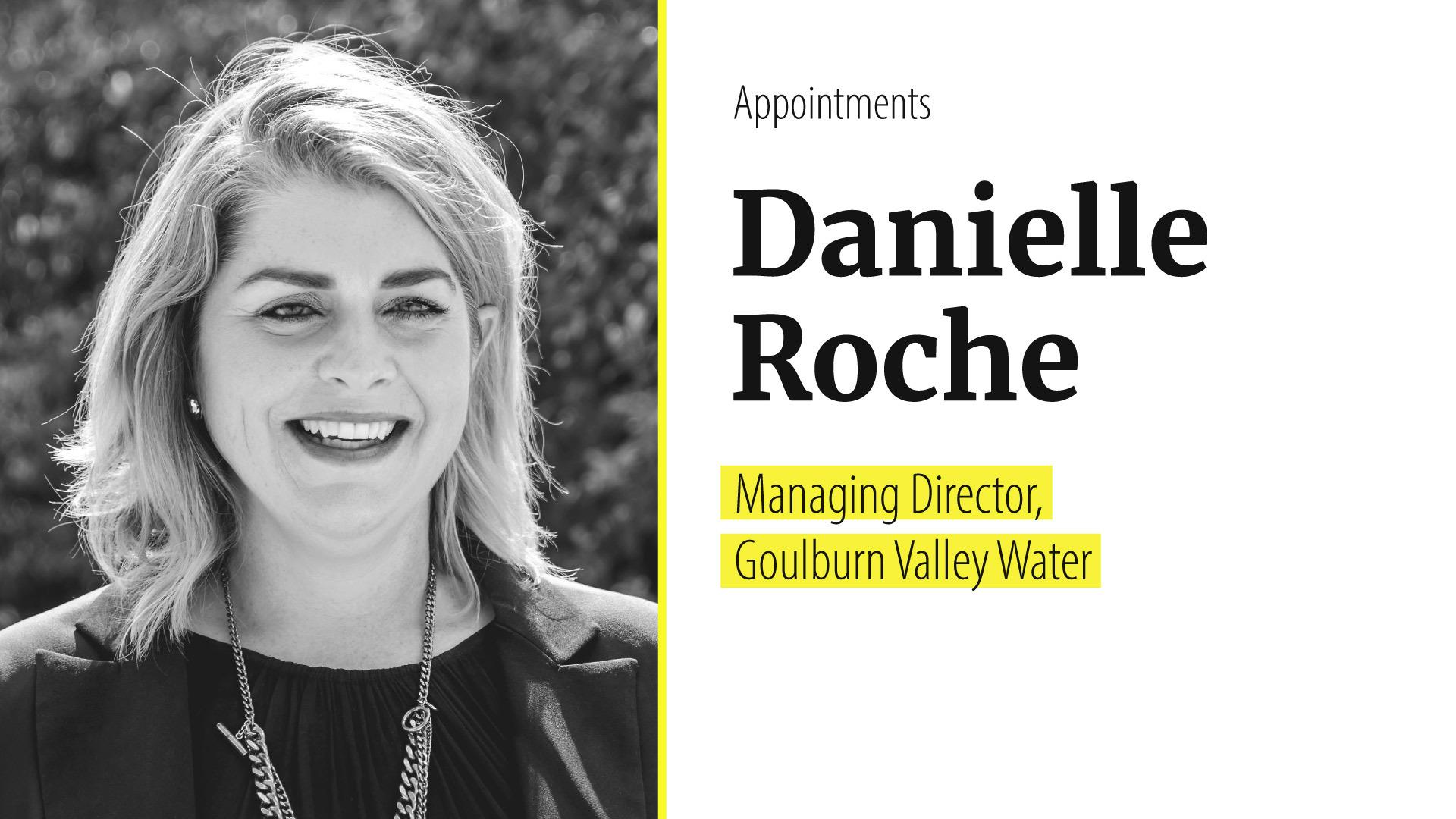 Goulburn Valley Water names Danielle Roche as new managing director