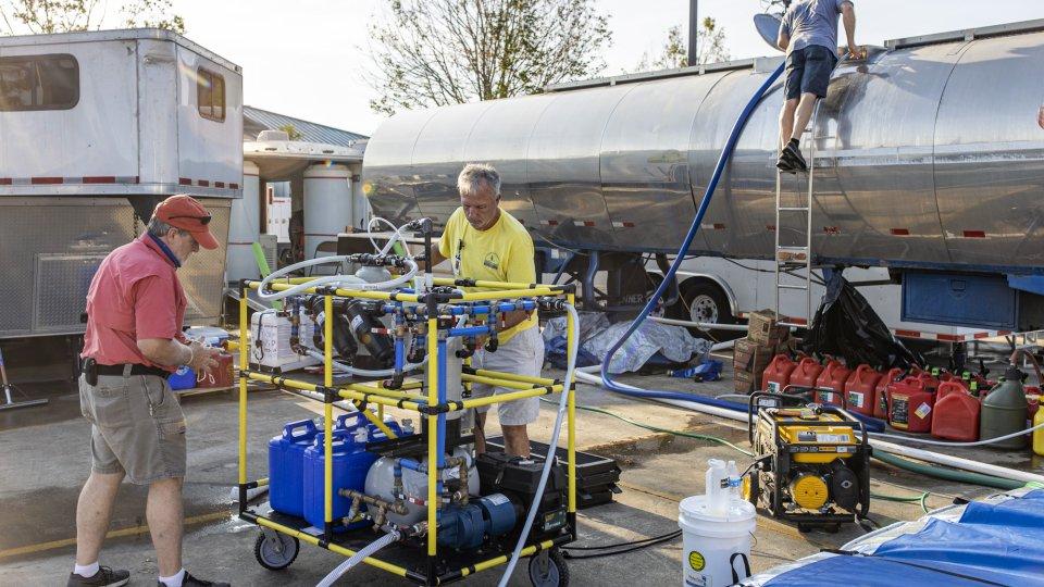 U.S. EPA-backed mobile unit offers a lifeline to safe water long after the storm passes