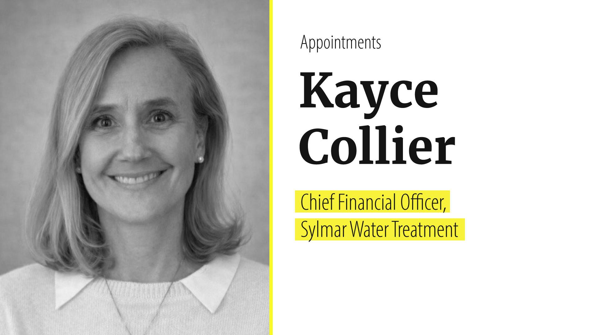 Sylmar water treatment names Kayce Collier as Chief Financial Officer